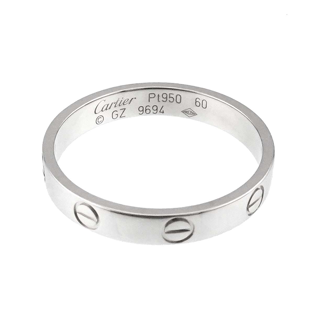 Mini Love Ring Platinum size60 9(US)