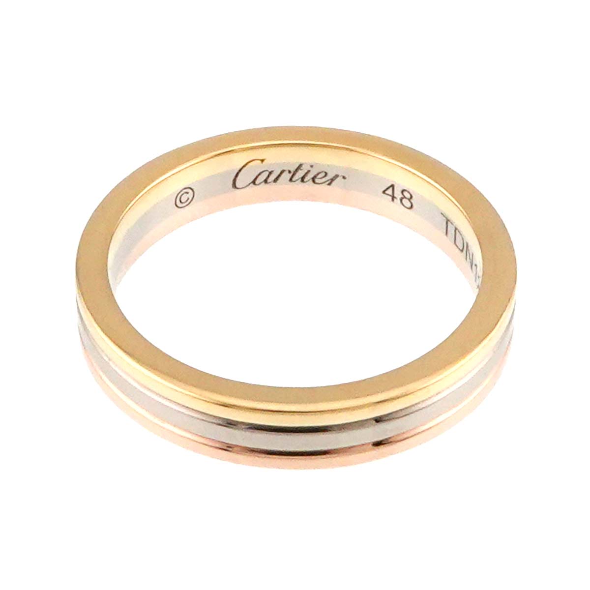 Vendome Ring 18K YG WG PG 750 size48 4.5(US)