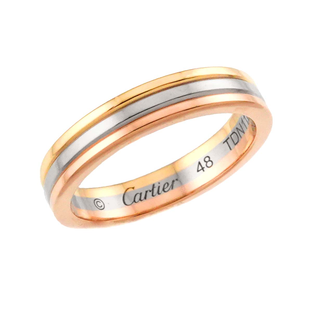 Vendome Ring 18K YG WG PG 750 size48 4.5(US)