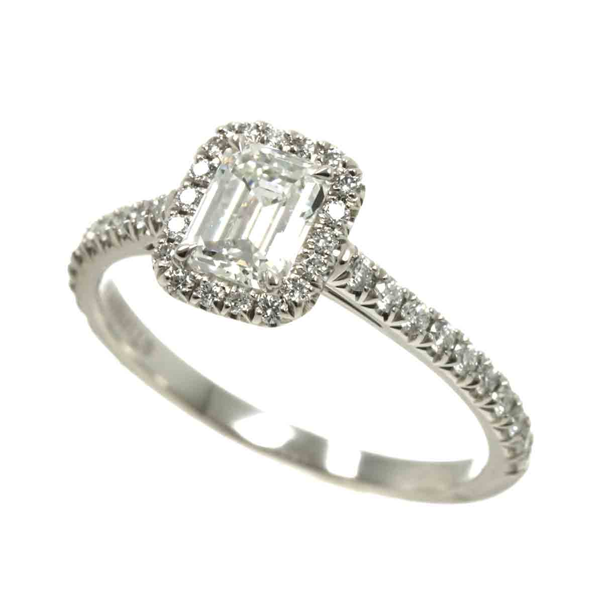 Diamond 0.59ct G/VS1 Ring Platinum Size4.75-5(US)