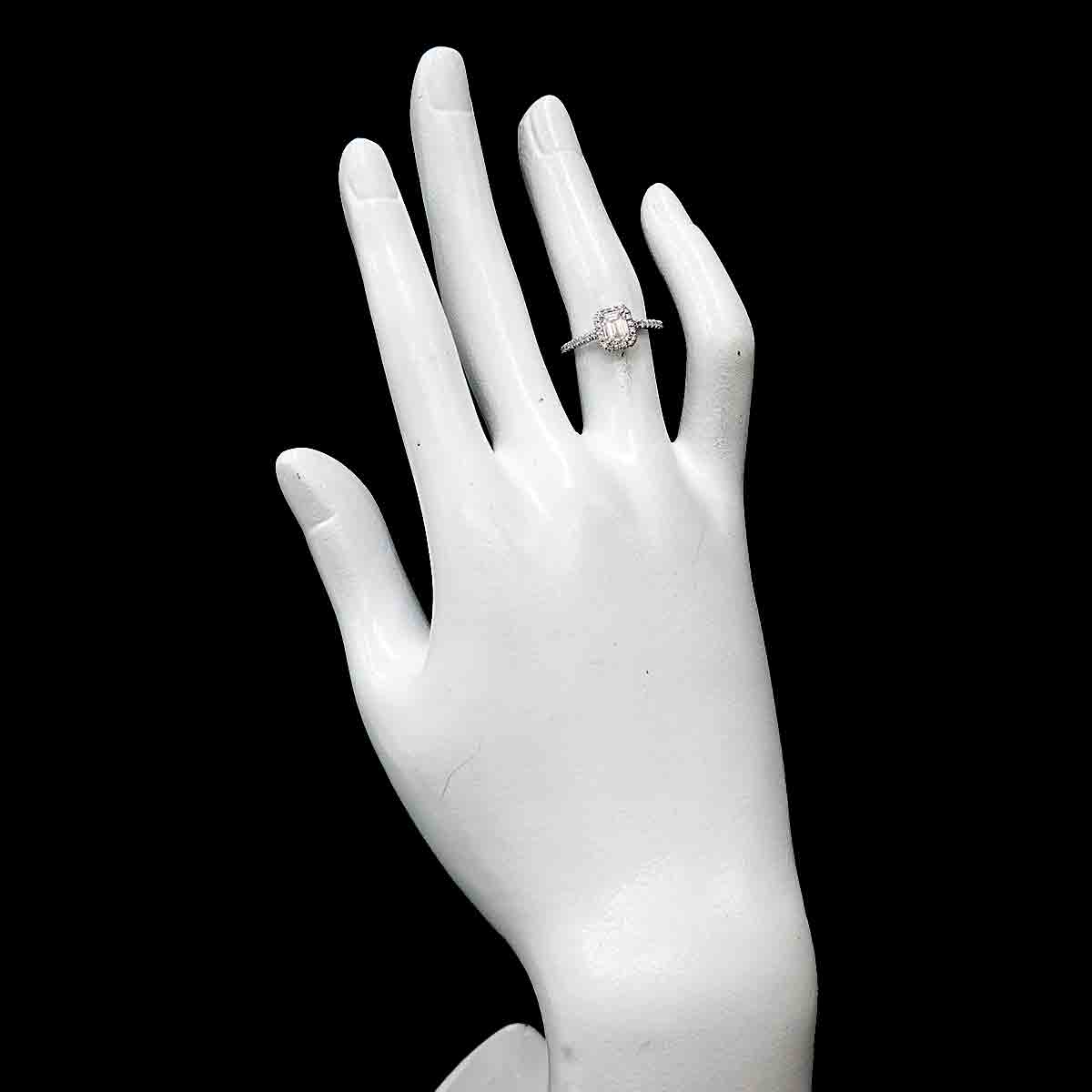 Diamond 0.59ct G/VS1 Ring Platinum Size4.75-5(US)