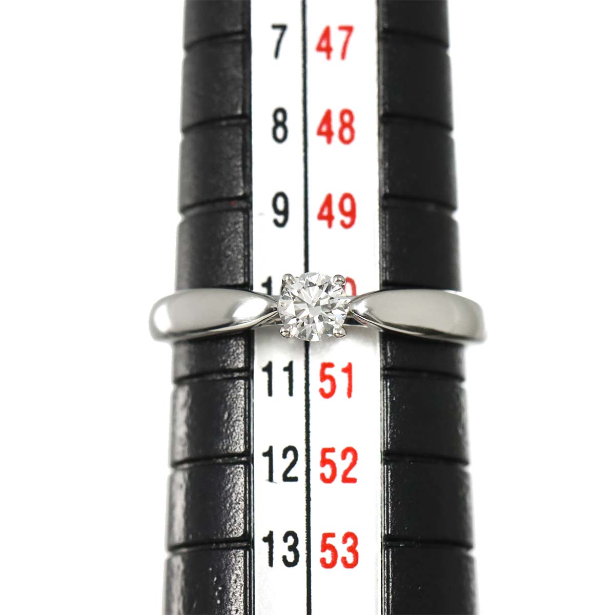 Harmony Diamond 0.19ct D/VS1/3EX Ring Pt Size5.25(US)