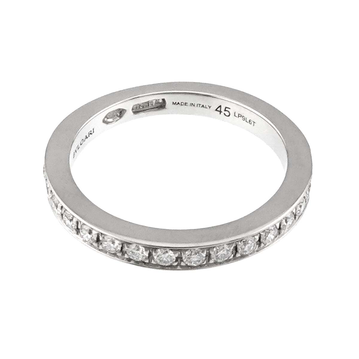Half Diamond Ring Pt Platinum size45 3.25(US)