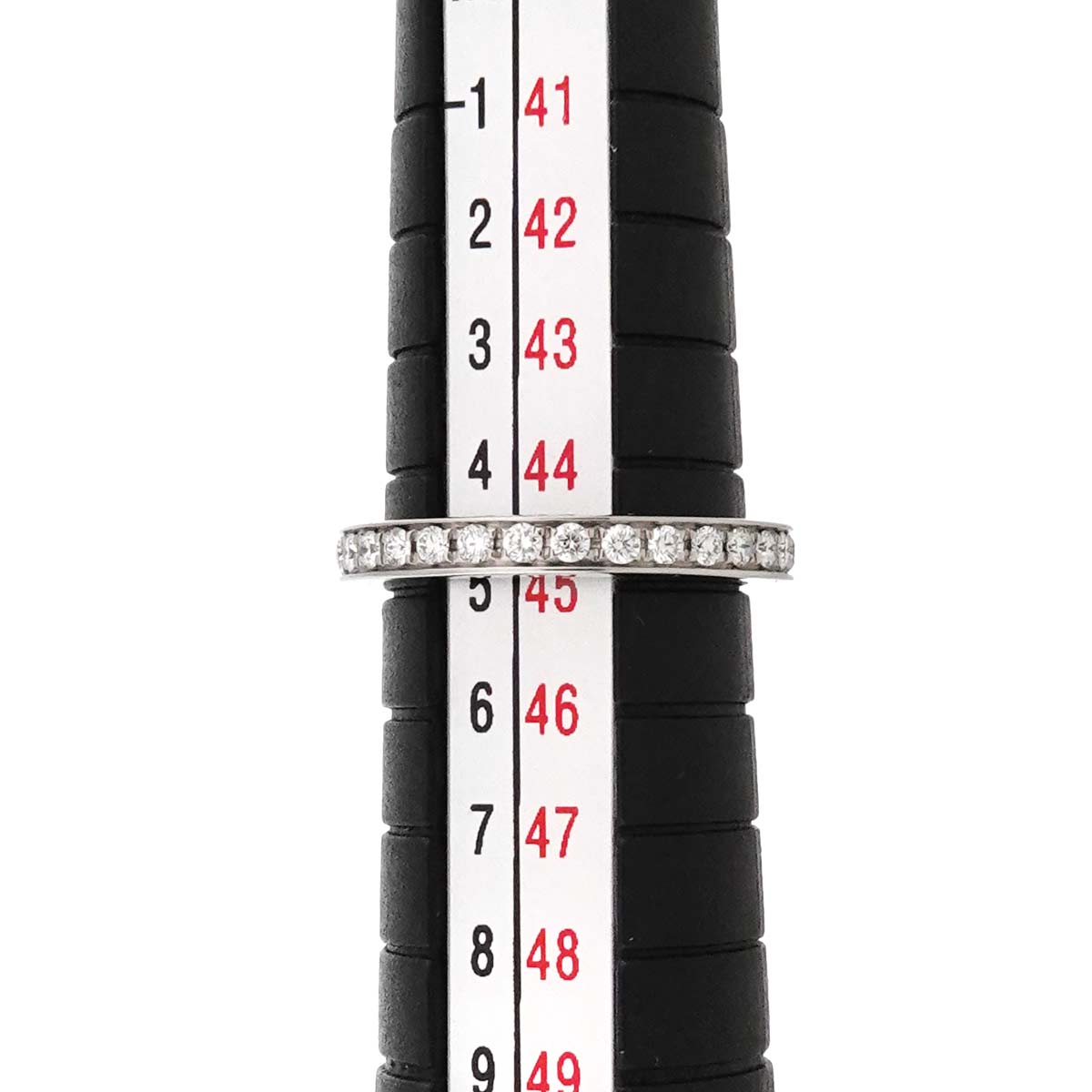 Half Diamond Ring Pt Platinum size45 3.25(US)