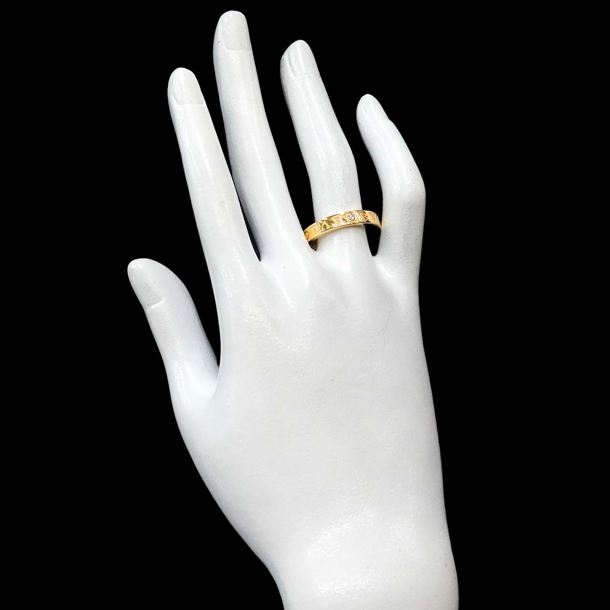 B-ZERO1 Essential Diamond Ring 18K YG 750 Size8-8.25(US)