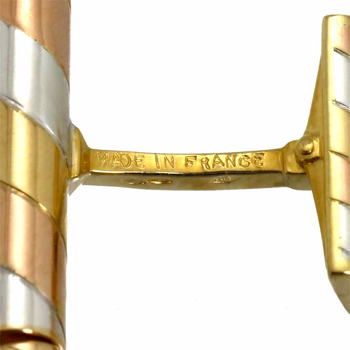 Cuff Links 18K YG PG WG 750