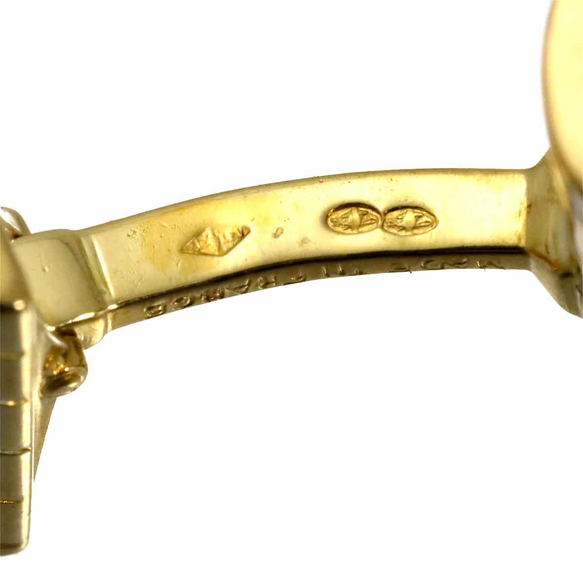 Cuff Links 18K YG PG WG 750