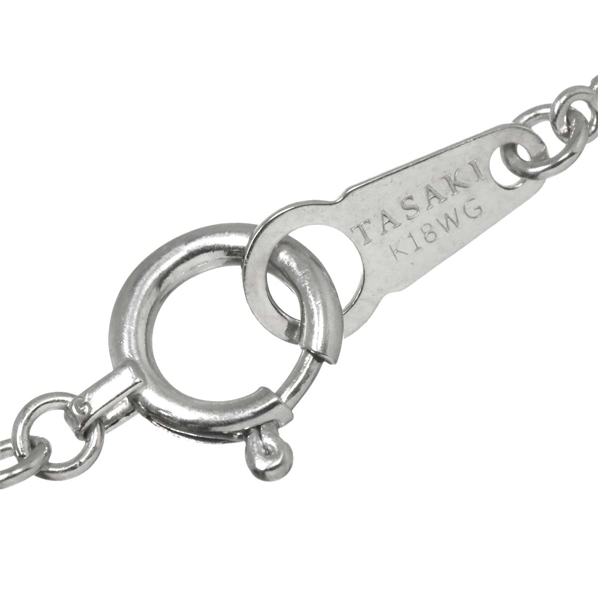 Diamond 0.18ct/0.09ct Necklace 18K WG YG 750