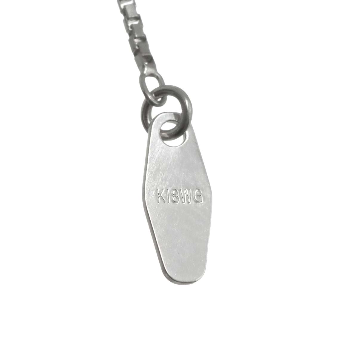 Diamond 0.18ct/0.09ct Necklace 18K WG YG 750