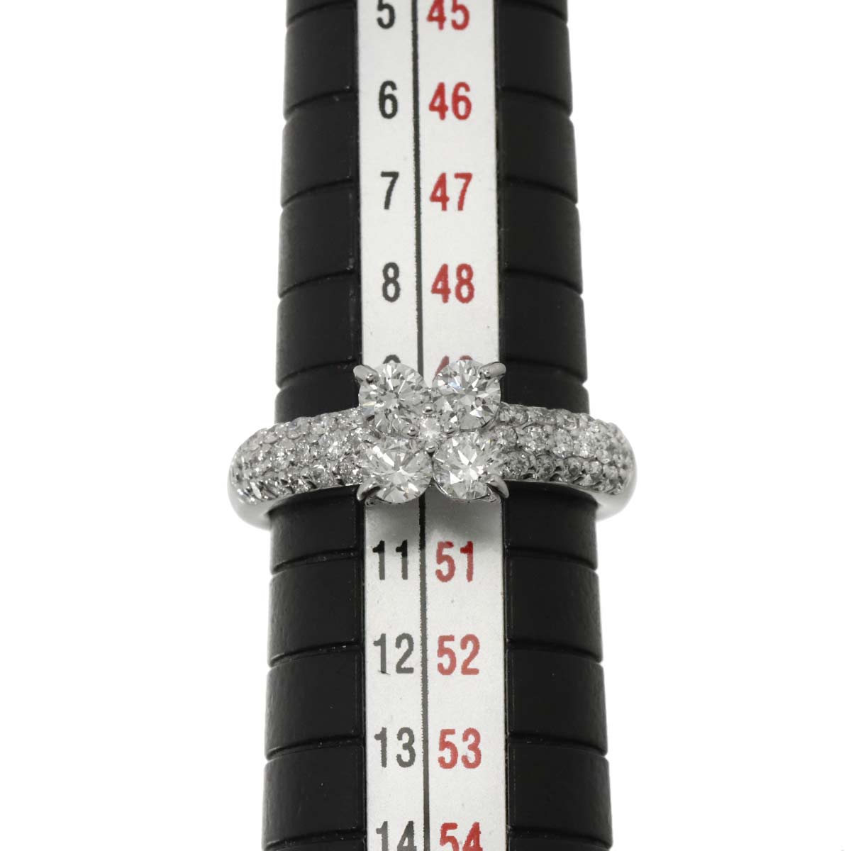 Diamond 1.00ct Ring 18K WG 750 Size5.25(US)