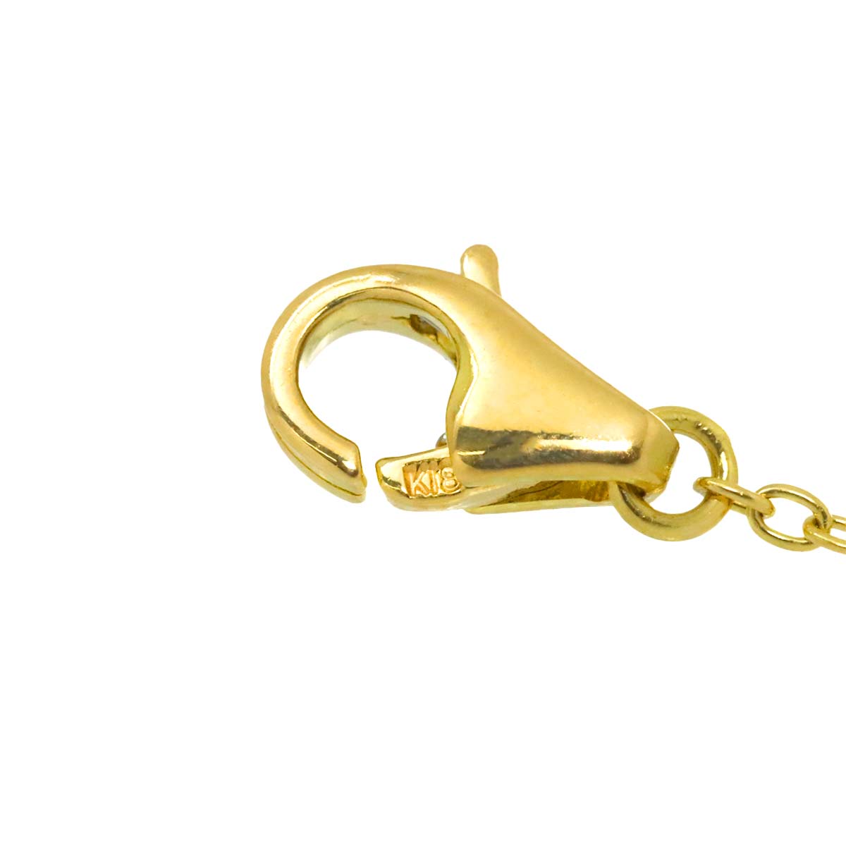 Diamond 0.10ct Necklace 18K YG 750