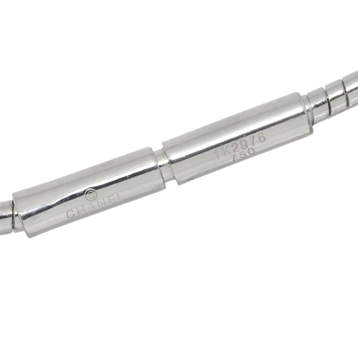 Comet Heart Diamond Necklace 18K White Gold 750