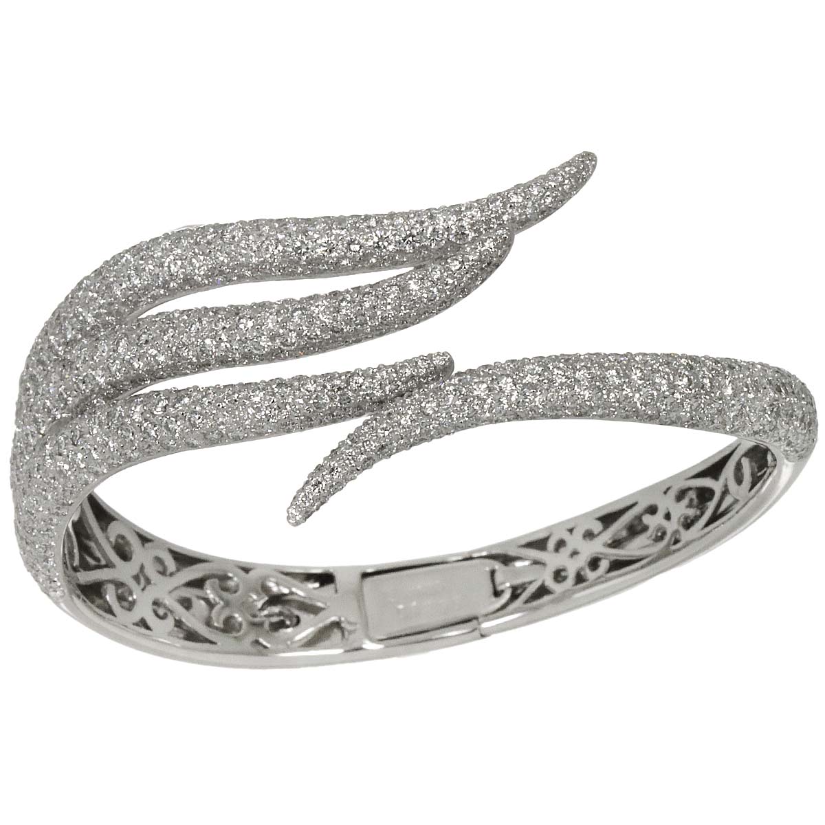 Diamond 12.56ct Bracelet 18K White Gold 750