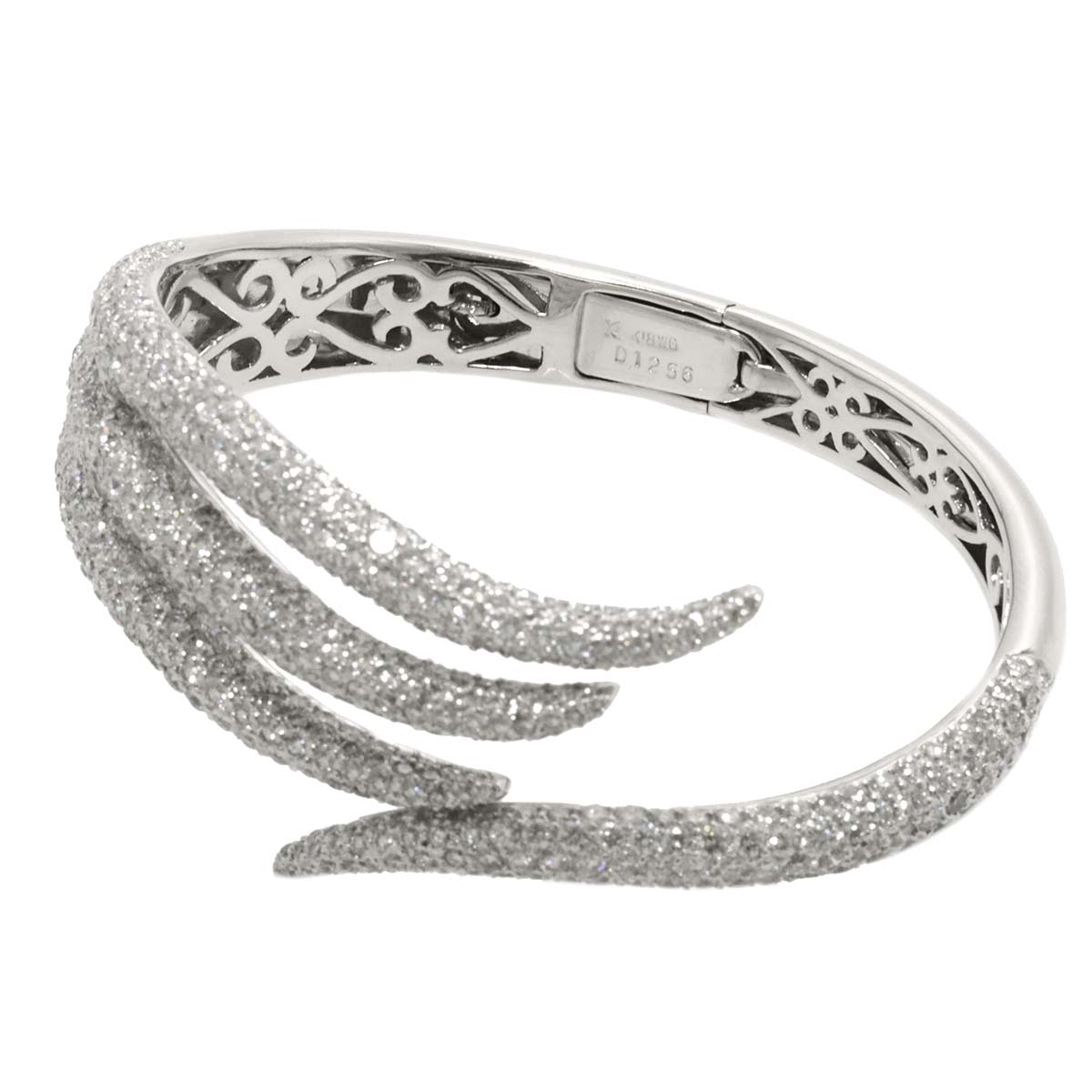 Diamond 12.56ct Bracelet 18K White Gold 750