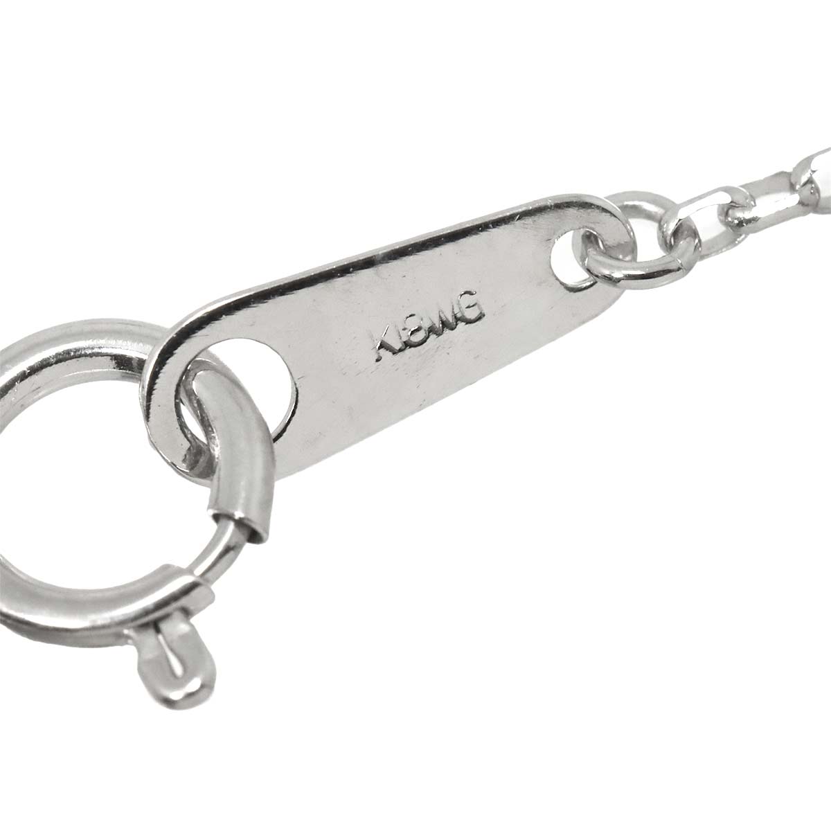 Diamond 1.45ct Necklace 18K WG White Gold 750