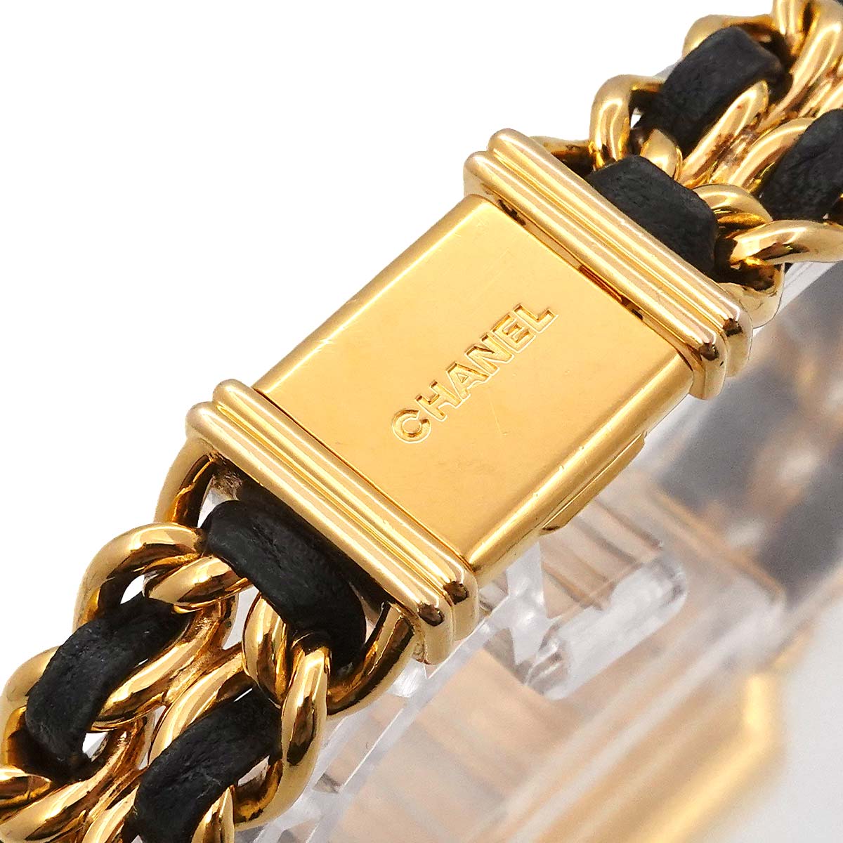 Premiere Size L H0001 Vintage Quartz Black Dial Ladies Watch