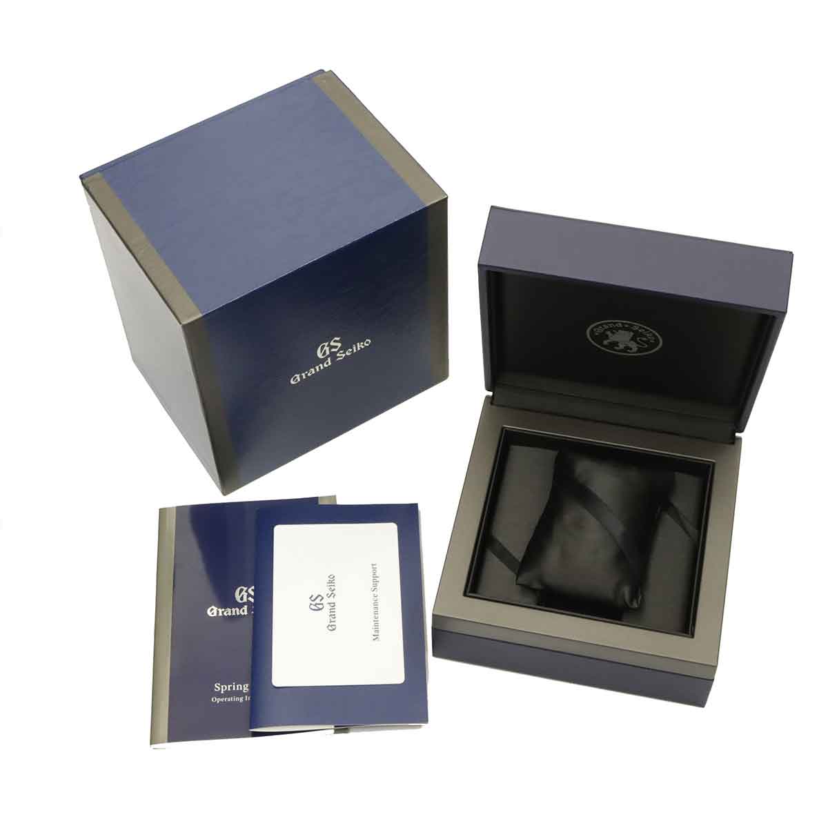 Spring drive SBGE201 Date GMT Black Dial Mens Watch