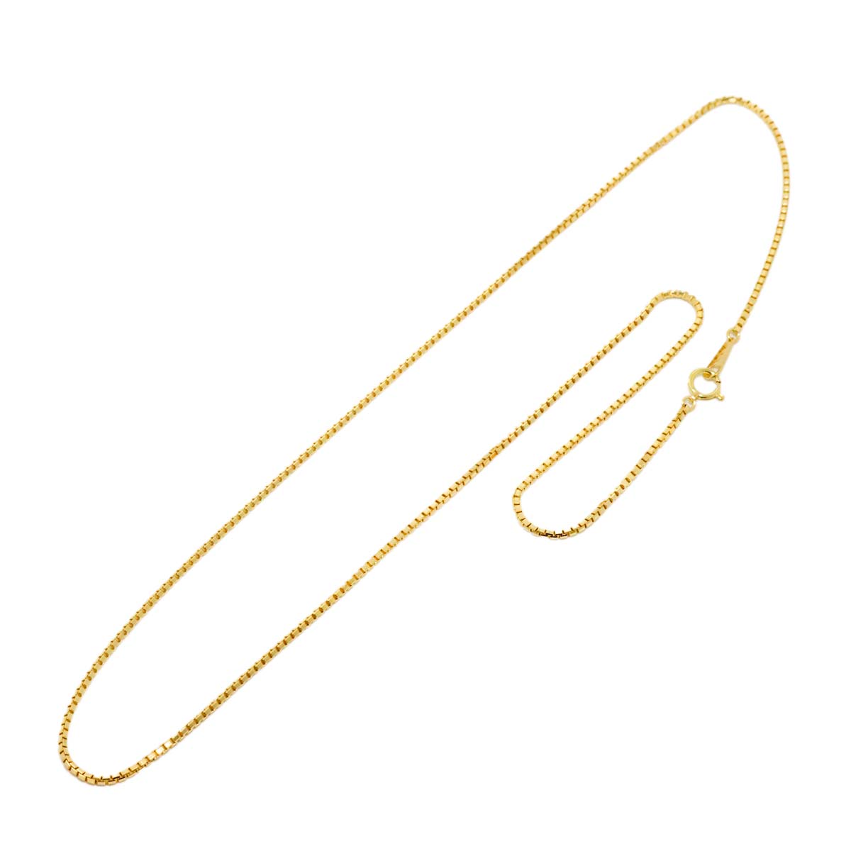 Venetian Necklace 18K K18 YG Yellow Gold 750