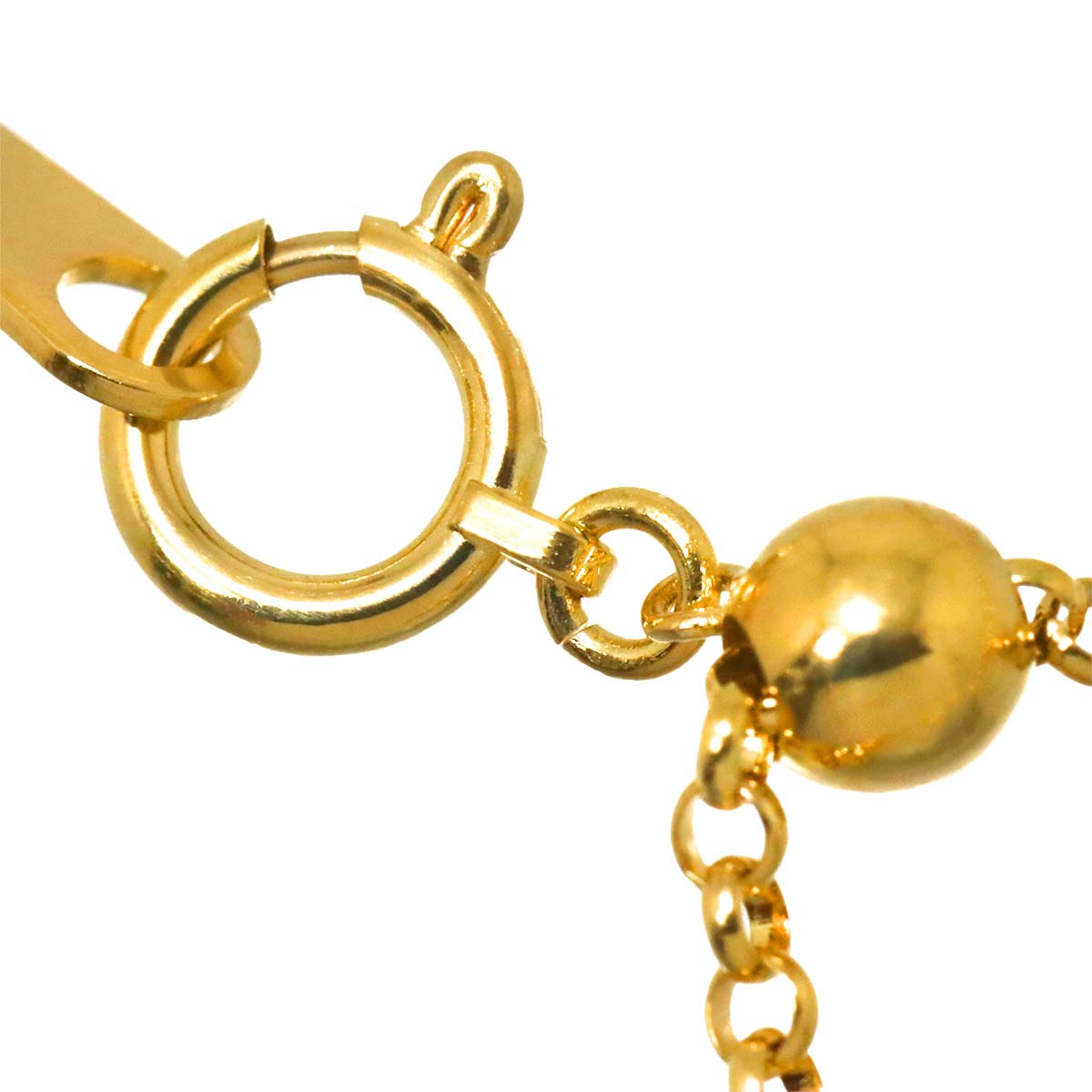 Chain Necklace 18K K18 YG Yellow Gold 750