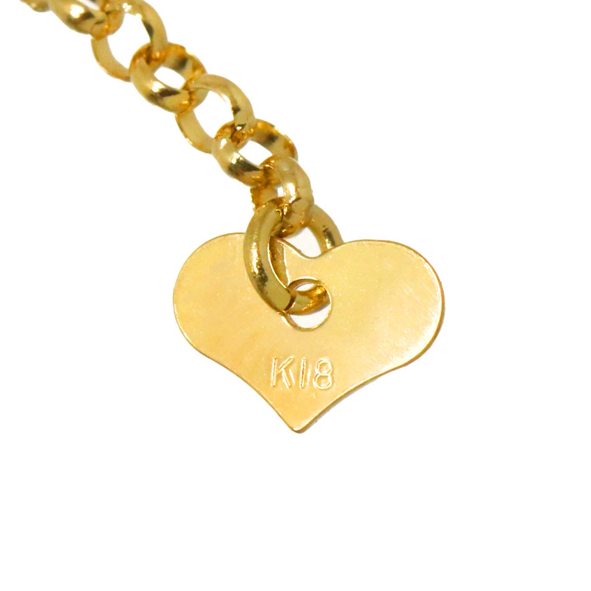Chain Necklace 18K K18 YG Yellow Gold 750