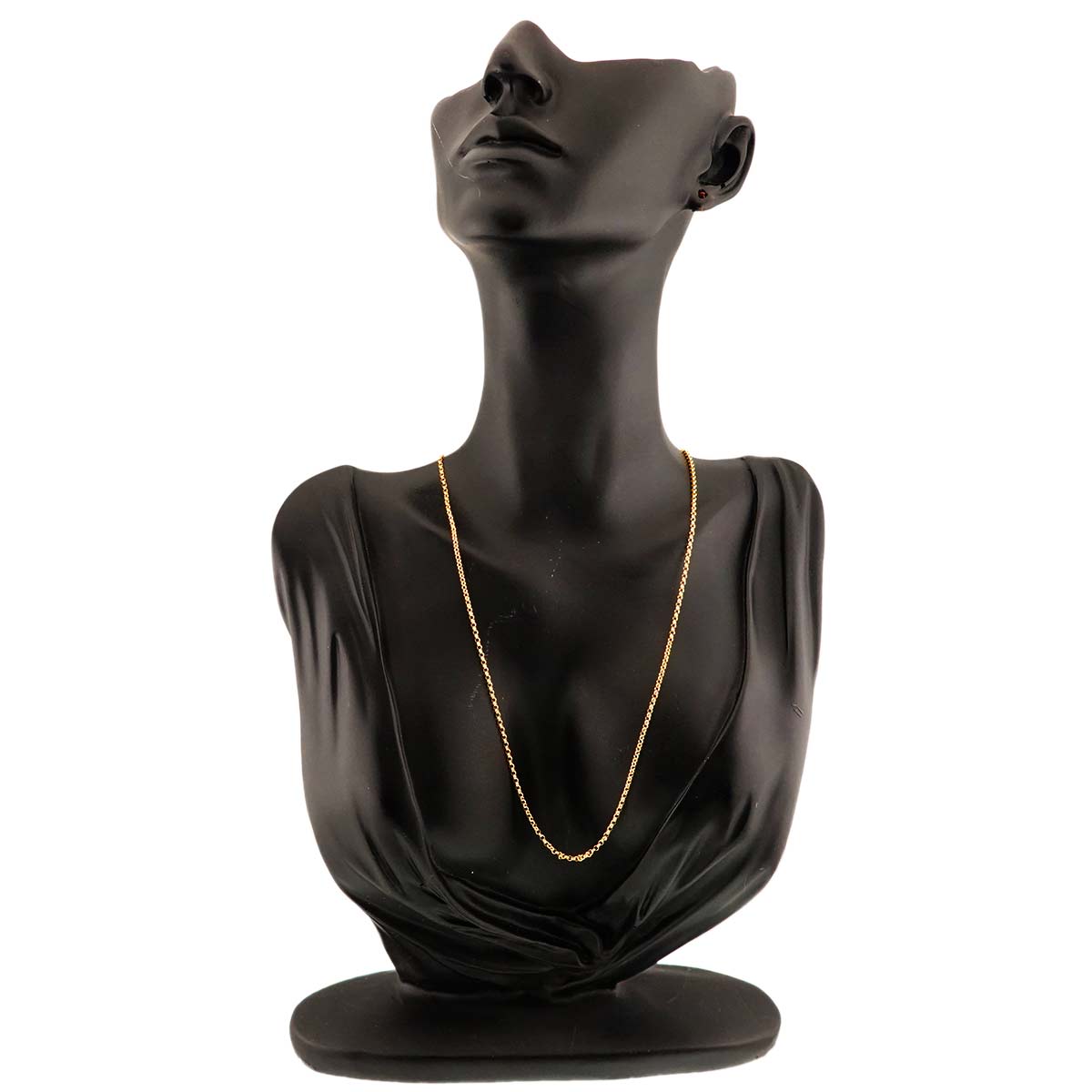 Chain Necklace 18K K18 YG Yellow Gold 750