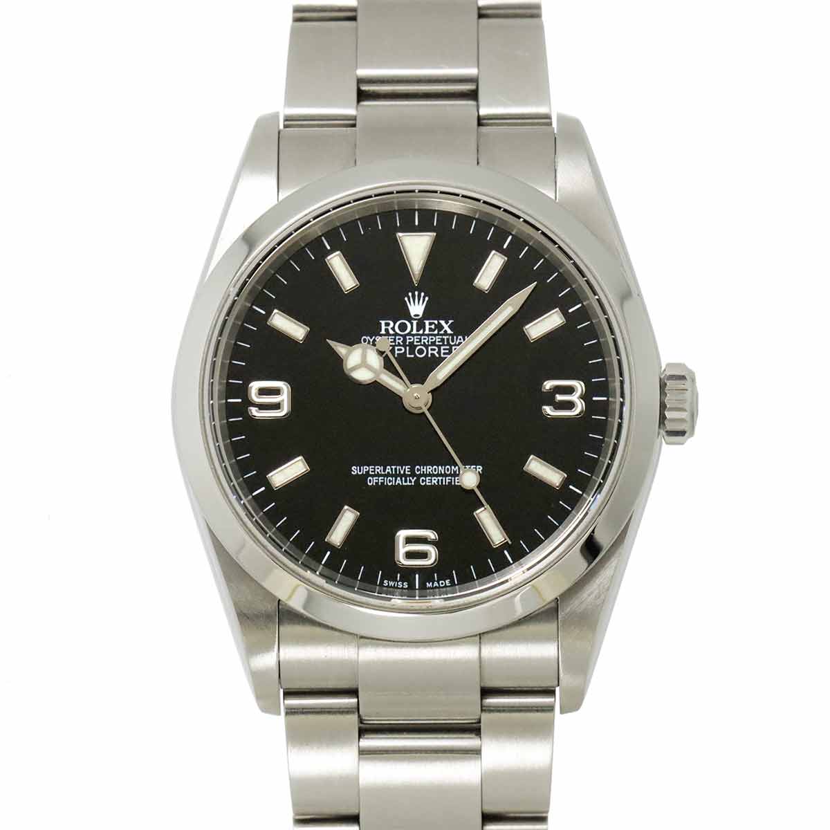 Explorer 1 114270 Serial D Automatic Black Dial Mens Watch