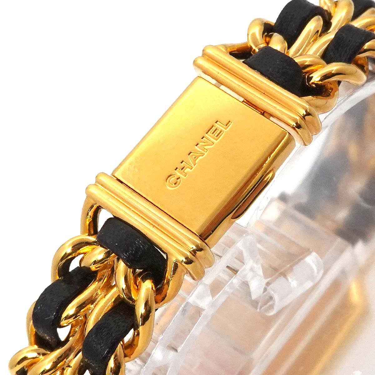 Premiere Size M H0001 Vintage Quartz Black Dial Ladies Watch