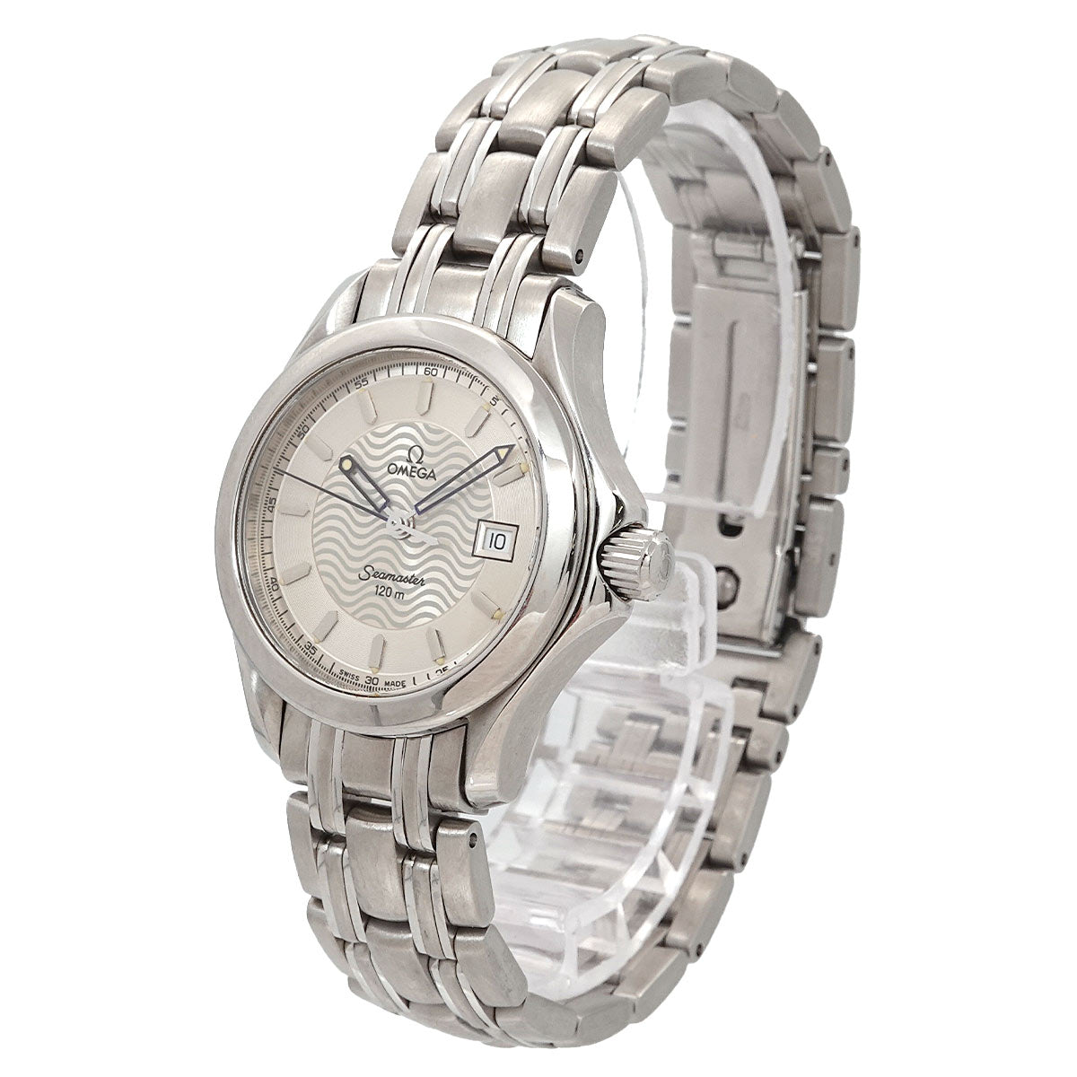 Seamaster 120 Date 2571 31 Quartz Silver Dial Ladies Watch