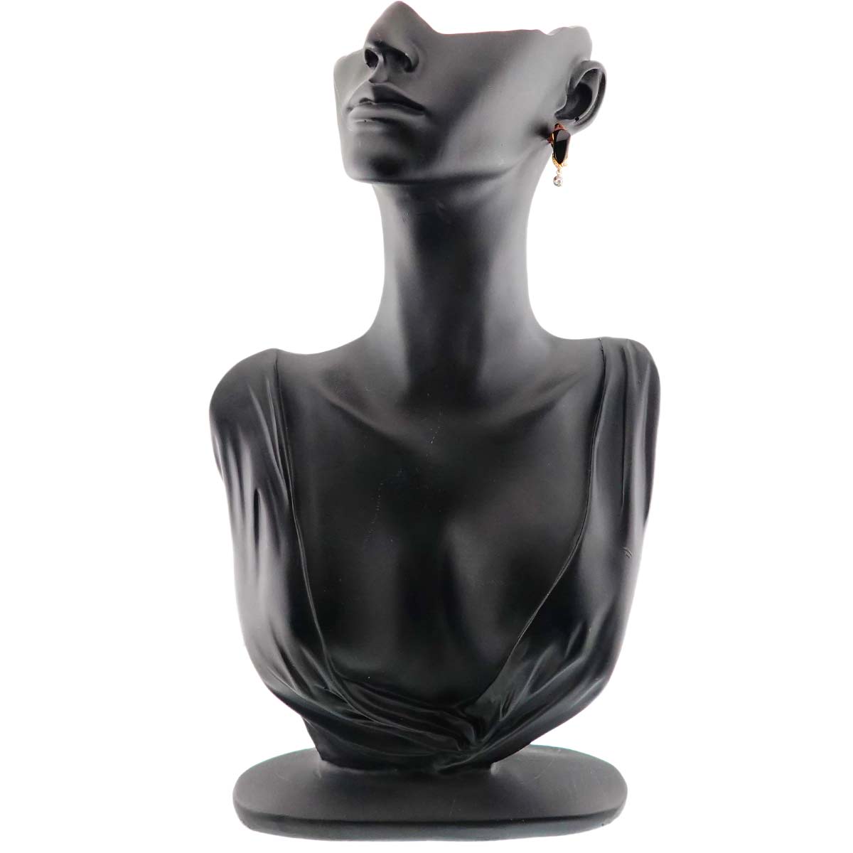 Onyx Diamond 0.09ct/0.08ct Earrings Clip on 18K YG Pt