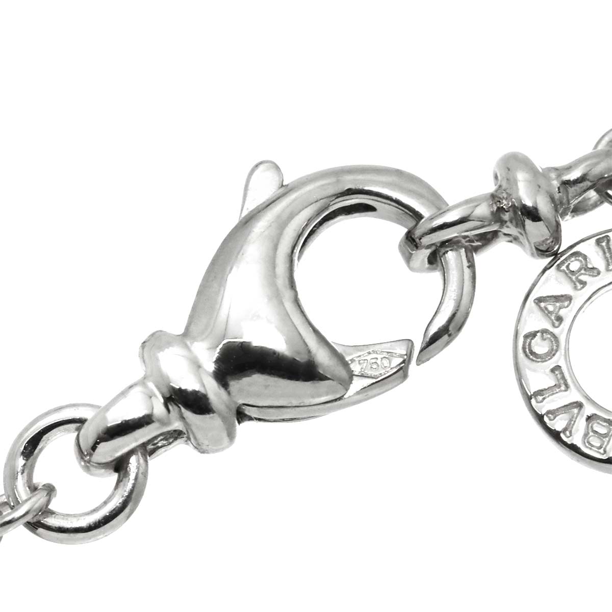 Cross Diamond Necklace K18 18K WG White Gold 750