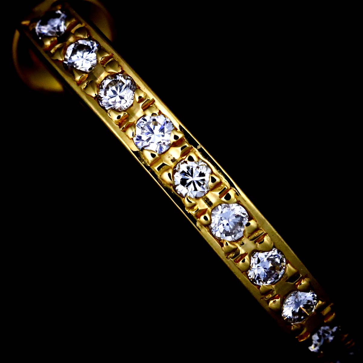 Diamond 0.20/0.20ct Earrings 18K YG 750