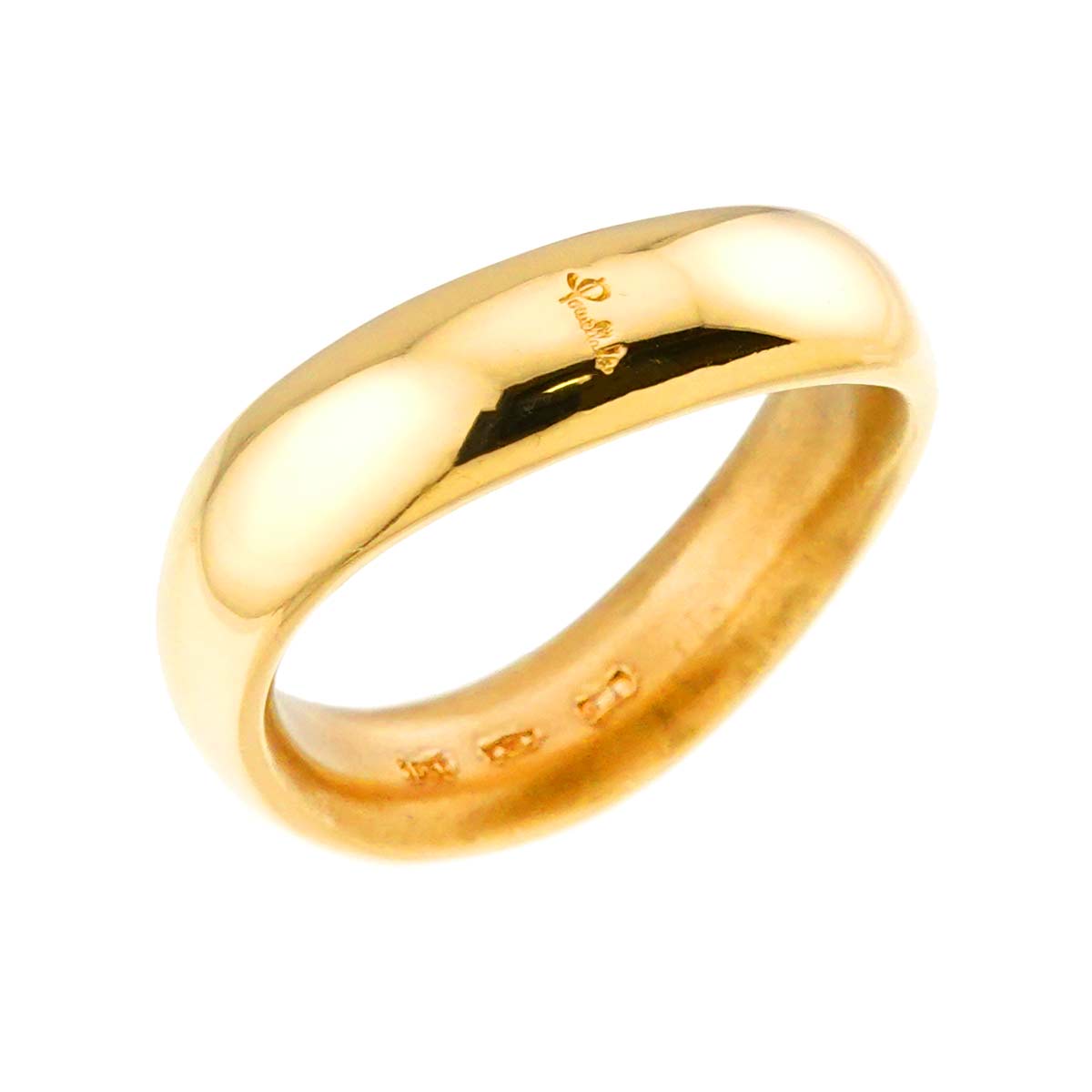 Ring 18K YG Yellow Gold 750 Size8.75(US)