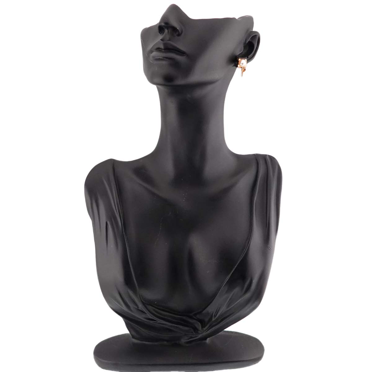 C De Akoya Pearl 6.5mm Earrings 18K PG 750