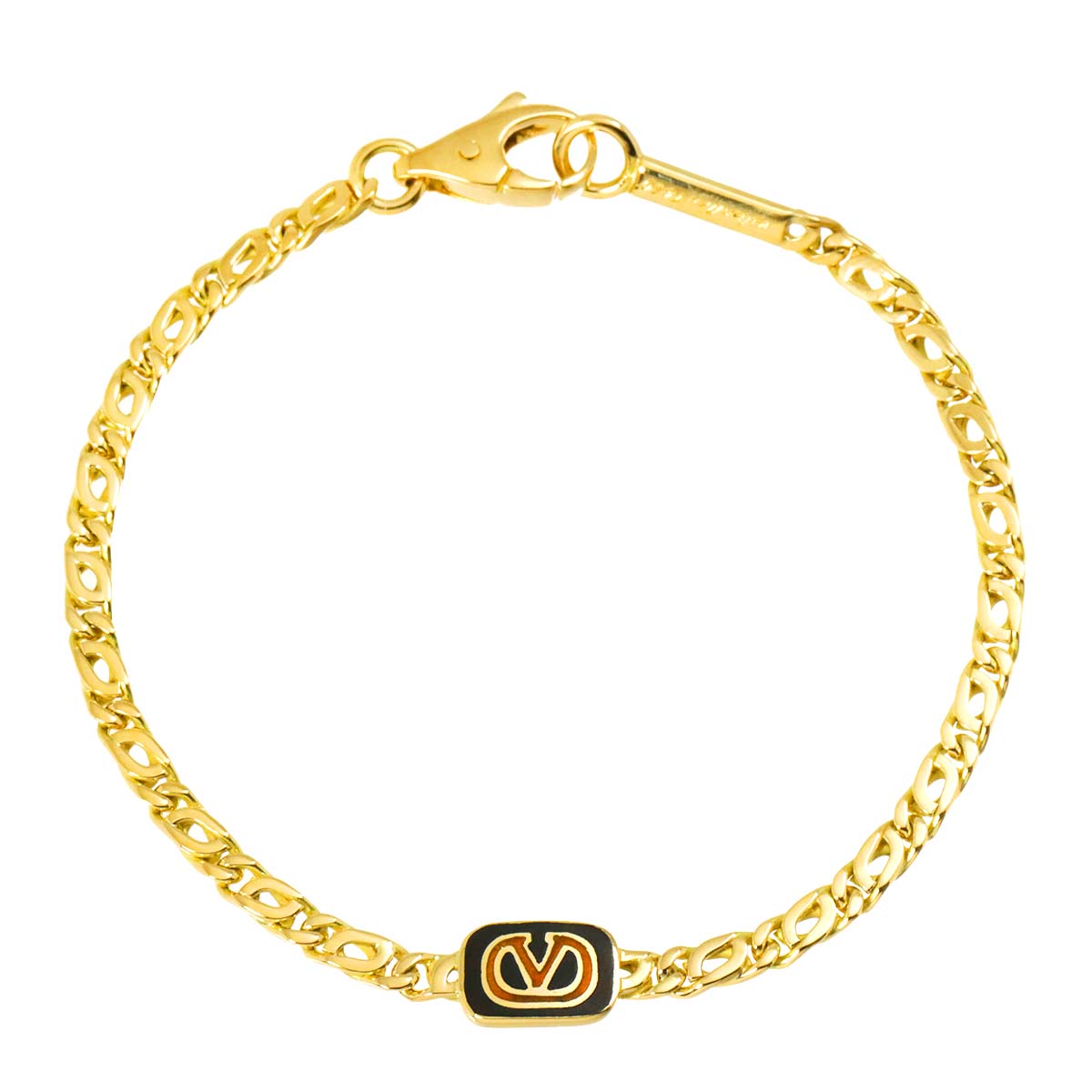 Enamel Bracelet 18K Yellow Gold 750