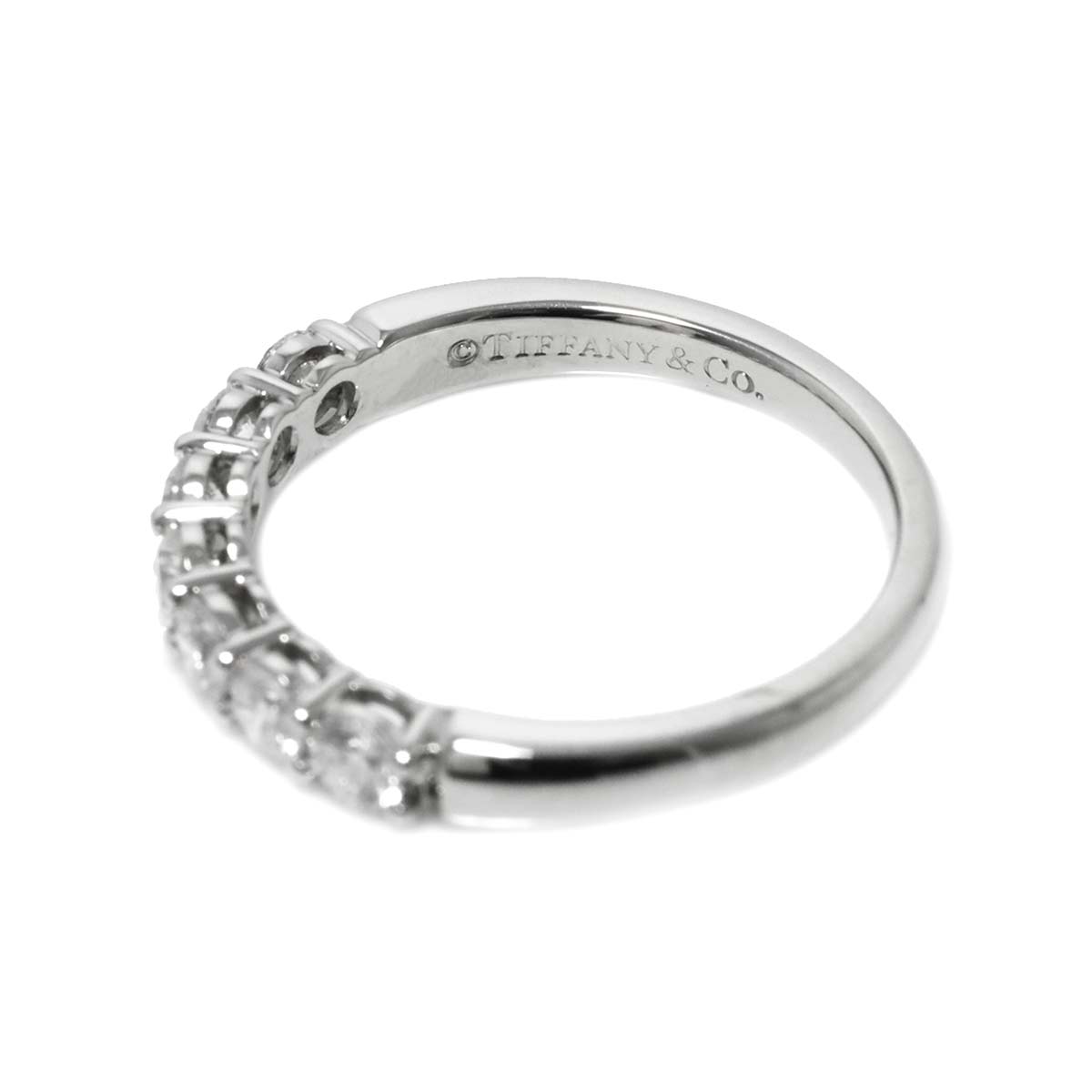 Forever Half Diamond Ring Platinum size6(US)