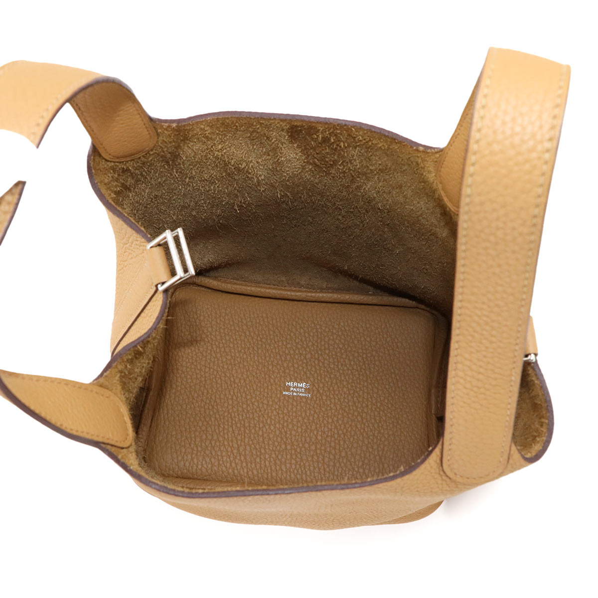 Picotin Lock PM Hand Bag Taurillon Clemence Biscuit Purse