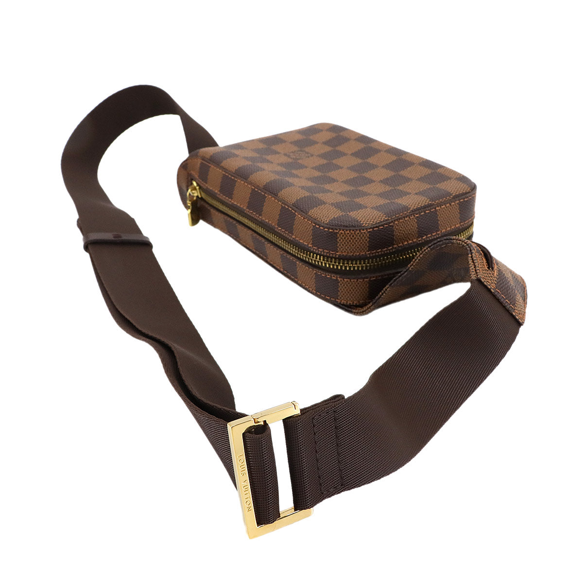 Damier Geronimos Crossbody Bag Ebene Brown N51994