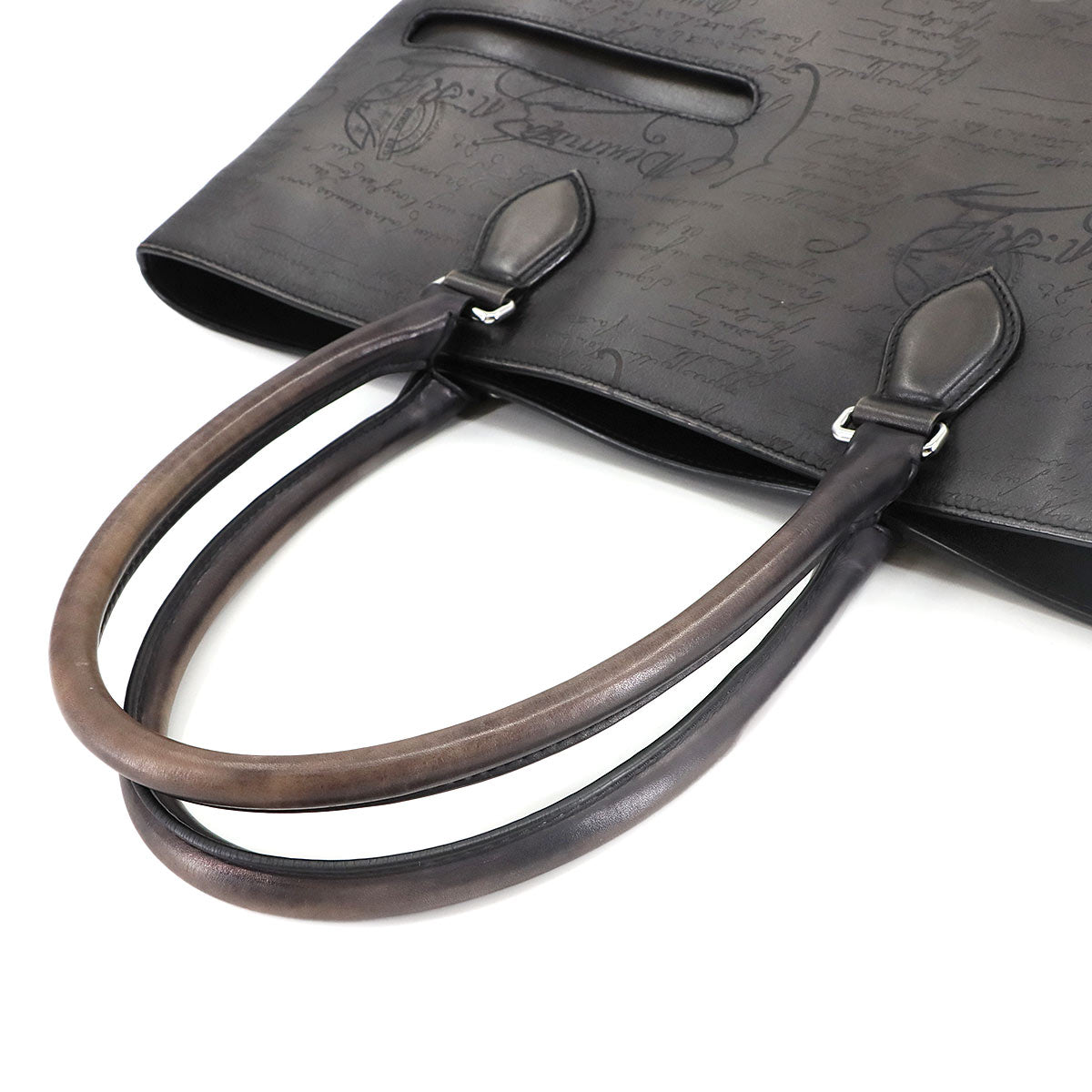 Calligraphy Toujours Tote Bag Venezia Leather Black Purse