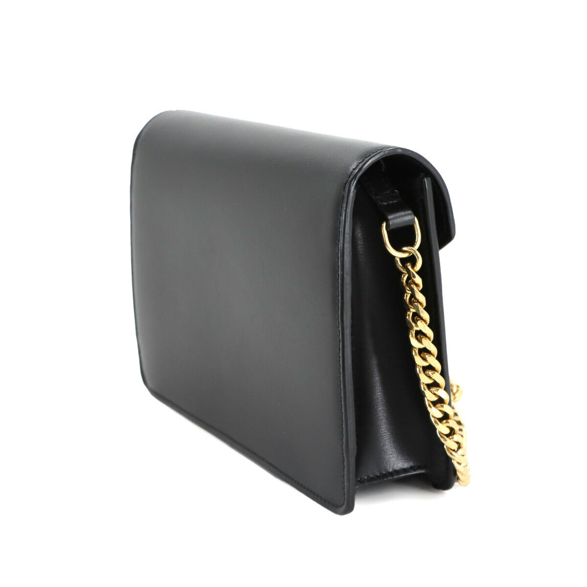 Margo Triomphe Chain Long Wallet Leather Black 10L033DPV