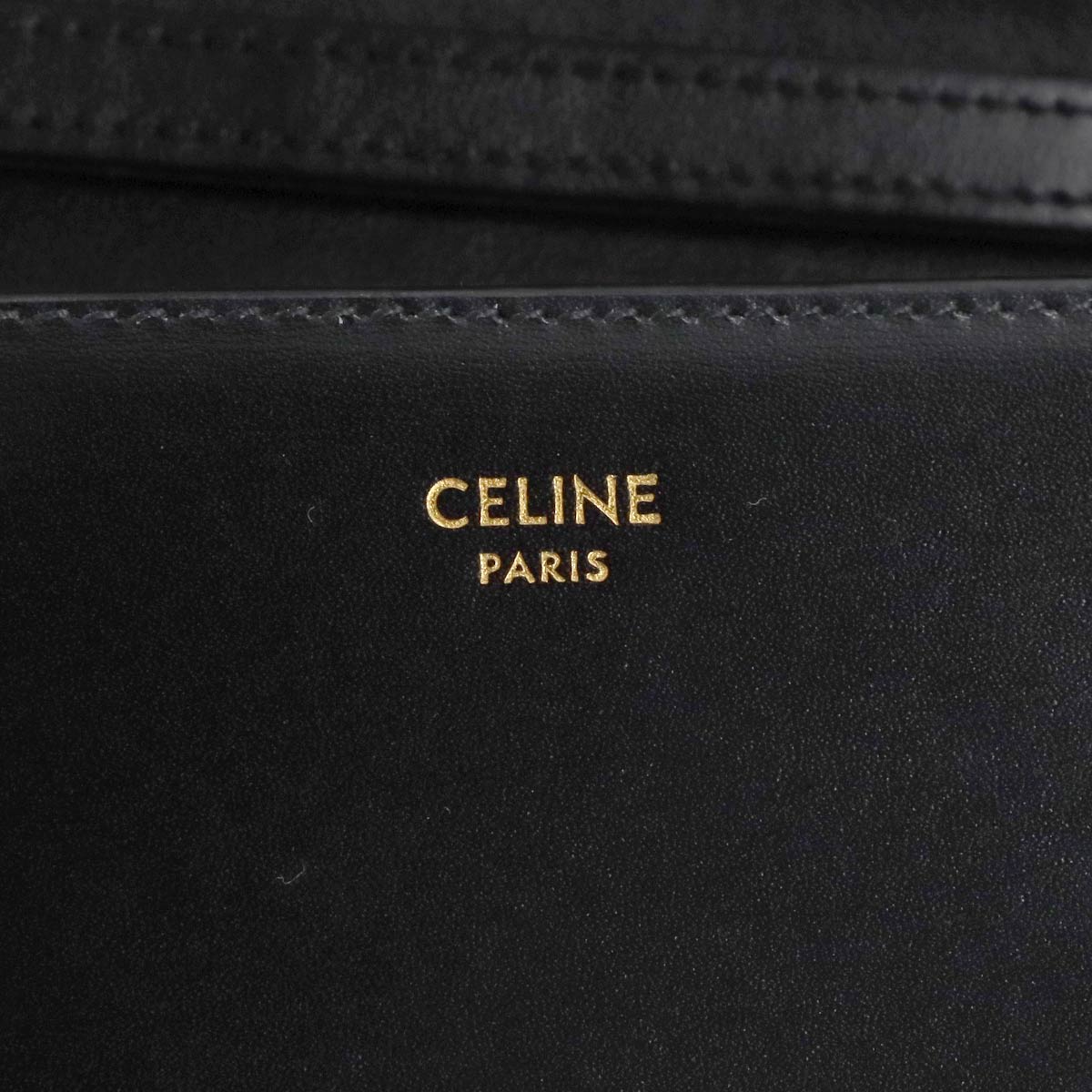 Margo Triomphe Chain Long Wallet Leather Black 10L033DPV