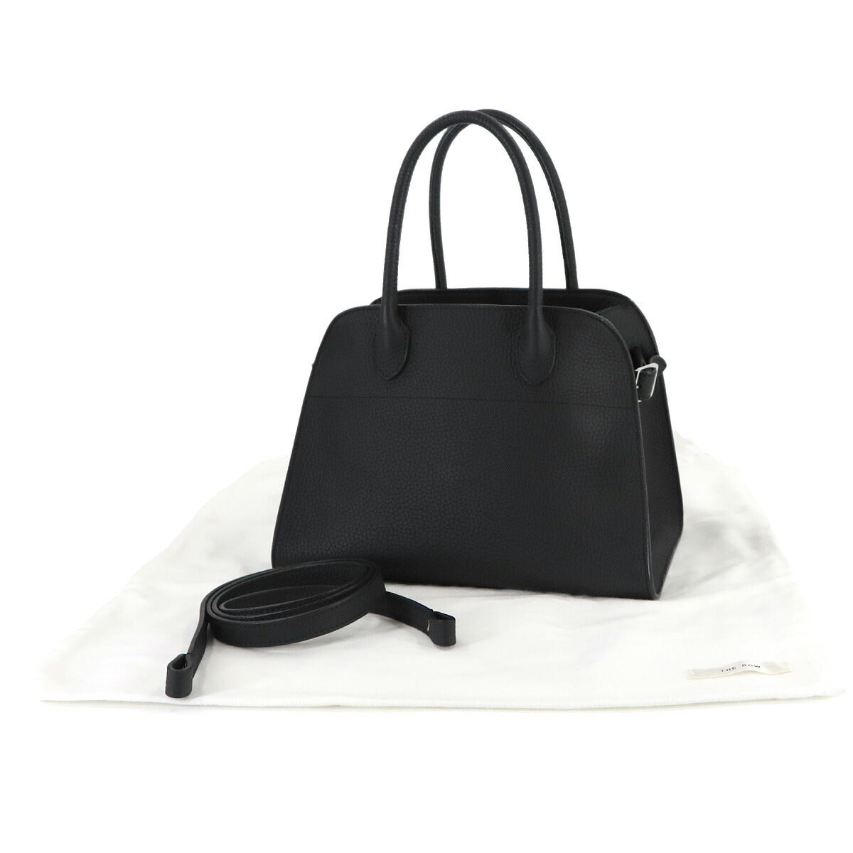 Margaux 10 Hand Shoulder Bag Leather Black W1190L133