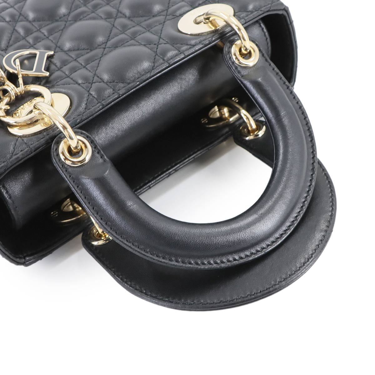 Lady Dior My ABCDior Small Hand Shoulder Bag Leather