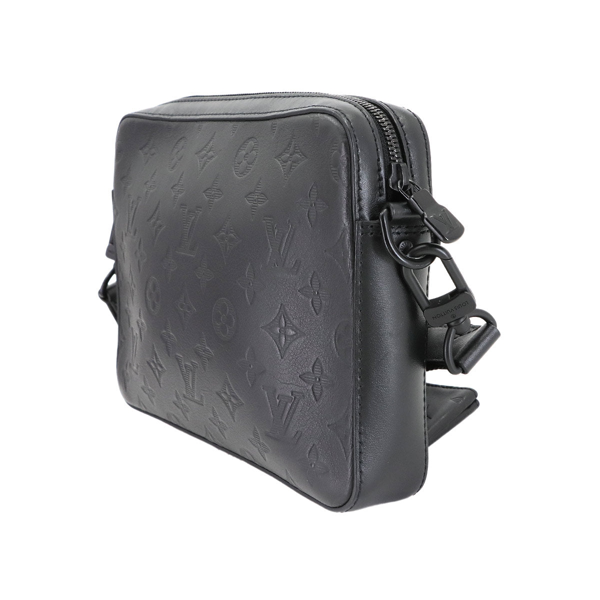 Monogram Shadow Duo Messenger Shoulder Bag Leather M69827
