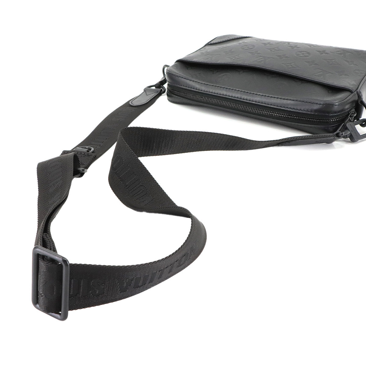 Monogram Shadow Duo Messenger Shoulder Bag Leather M69827