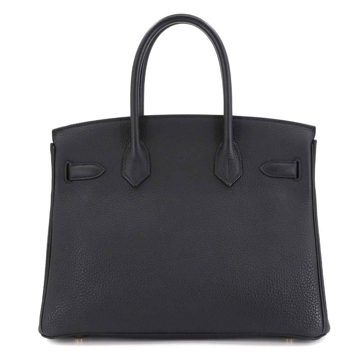 Birkin 30 Hand Bag Togo Leather Black Purse