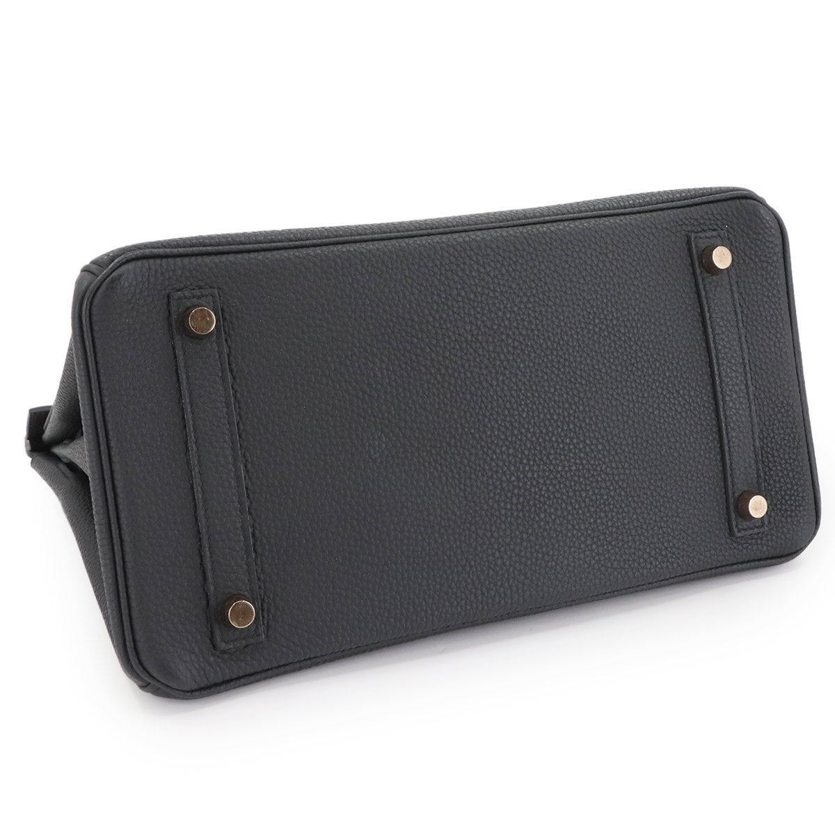 Birkin 30 Hand Bag Togo Leather Black Purse