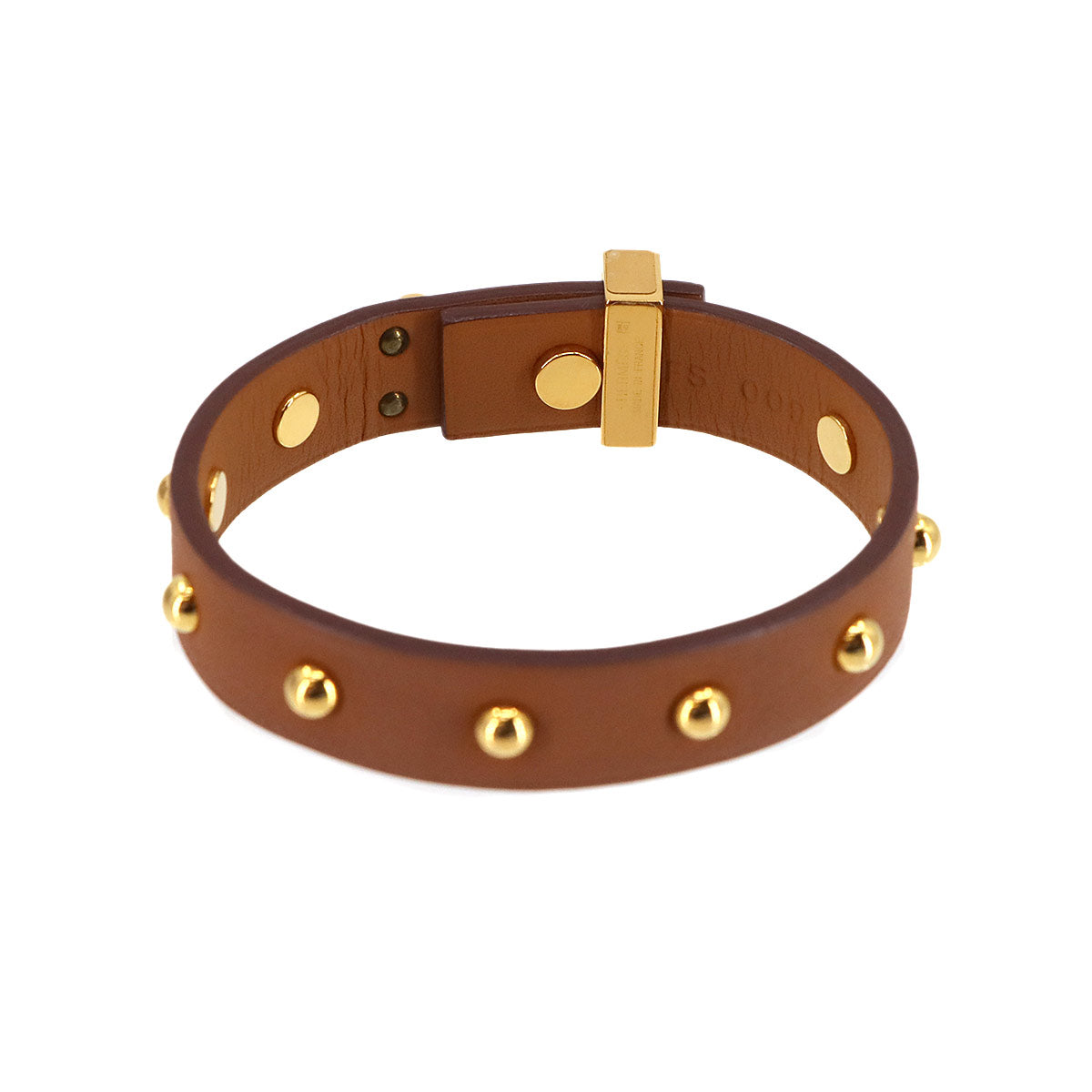 Mini Dog Clou Ronds Bracelet Swift Gold Accessory T2