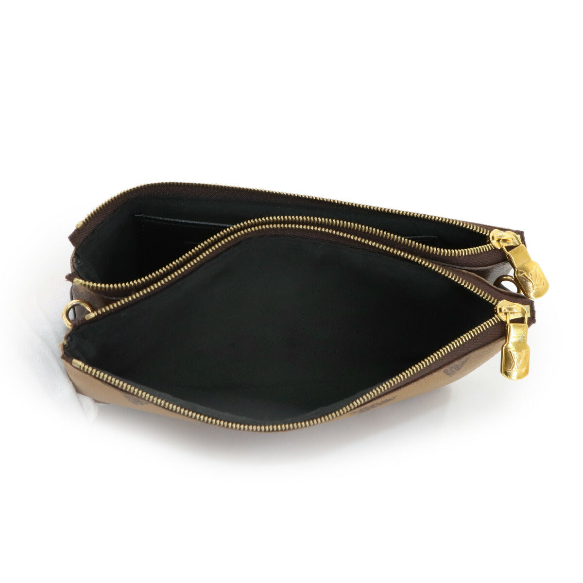 Monogram Giant Reverse Double Zip Pochette Shoulder Bag