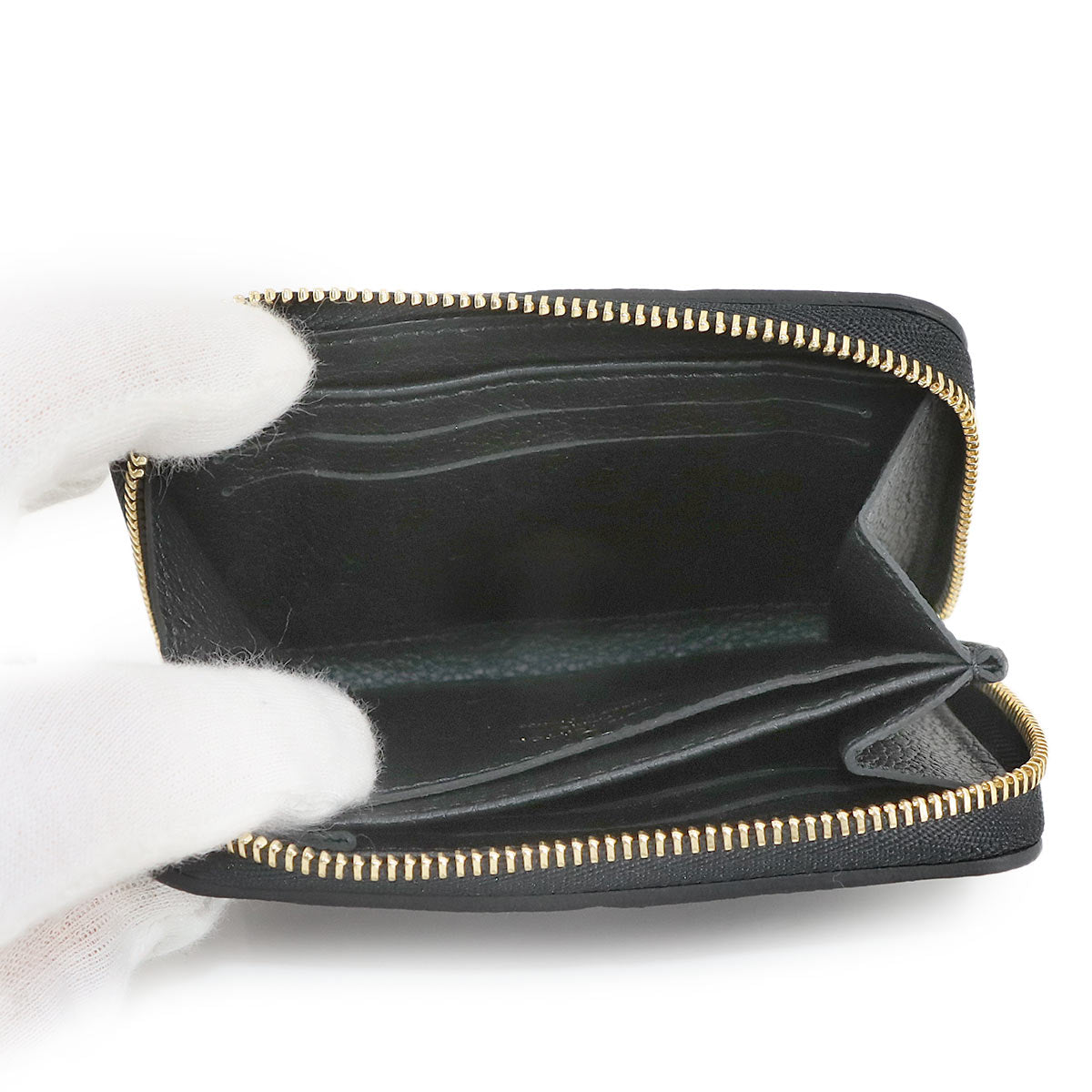 Monogram Empreinte Zippy Coin Purse Coin Case Noir M60574