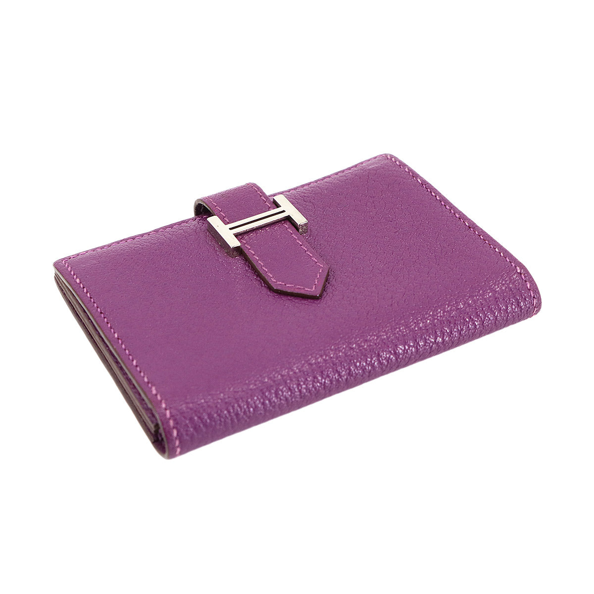 Bearn Card Case Chevre Anemone